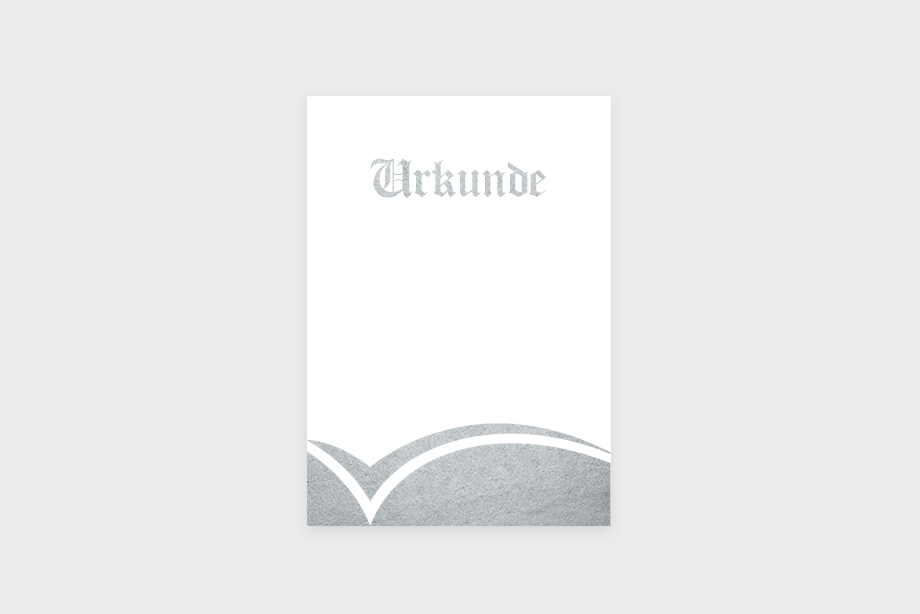 Urkunden und Zertifikate in Silber drucken – hochwertige Auszeichnungen individuell gestalten